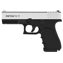 Пістолет сигнальний, стартовий Retay Glock G 17 (9 мм, 14 зарядів), нікель