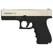 Пістолет сигнальний, стартовий Retay Glock G 17 (9 мм, 14 зарядів), сатин