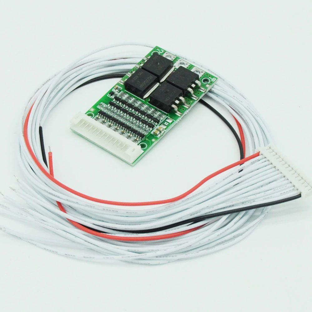 Універсальна плата захисту PCM / BMS 6-13S 25A 3.7-4.2V (Контролер заряду/розряду) 18650 6S 7S 9S 10S 11S