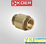 Зворотний клапан 1/2" PN40 Ду 15 Koer (Чехія), фото 2