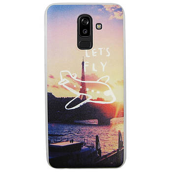 Чохол з малюнком Printed Silicone для Samsung J810 Galaxy J8 2018 Париж