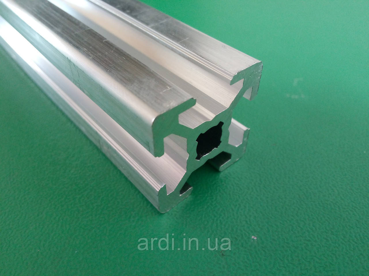 Стандартний алюмінієвий профіль 20х20 анод, раз 1 м
