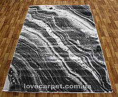 Килим 0.80х1.80 овал LOW_CANYON 121HA GREY/D.GREY