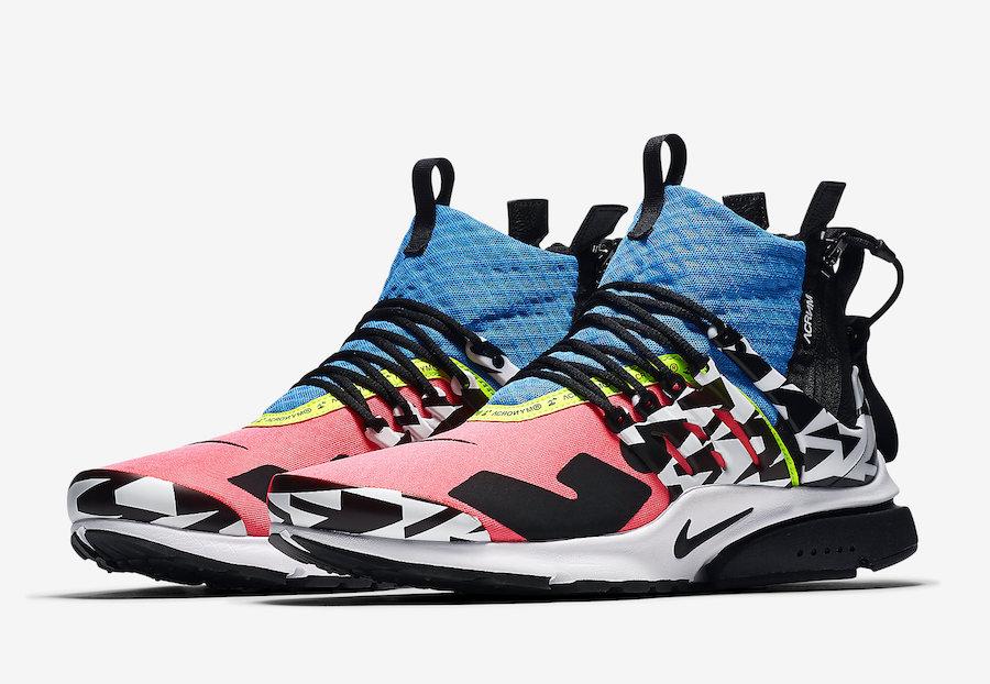 Жіночі кросівки Acronym x Найк Air Presto Racer Pink, фото 1