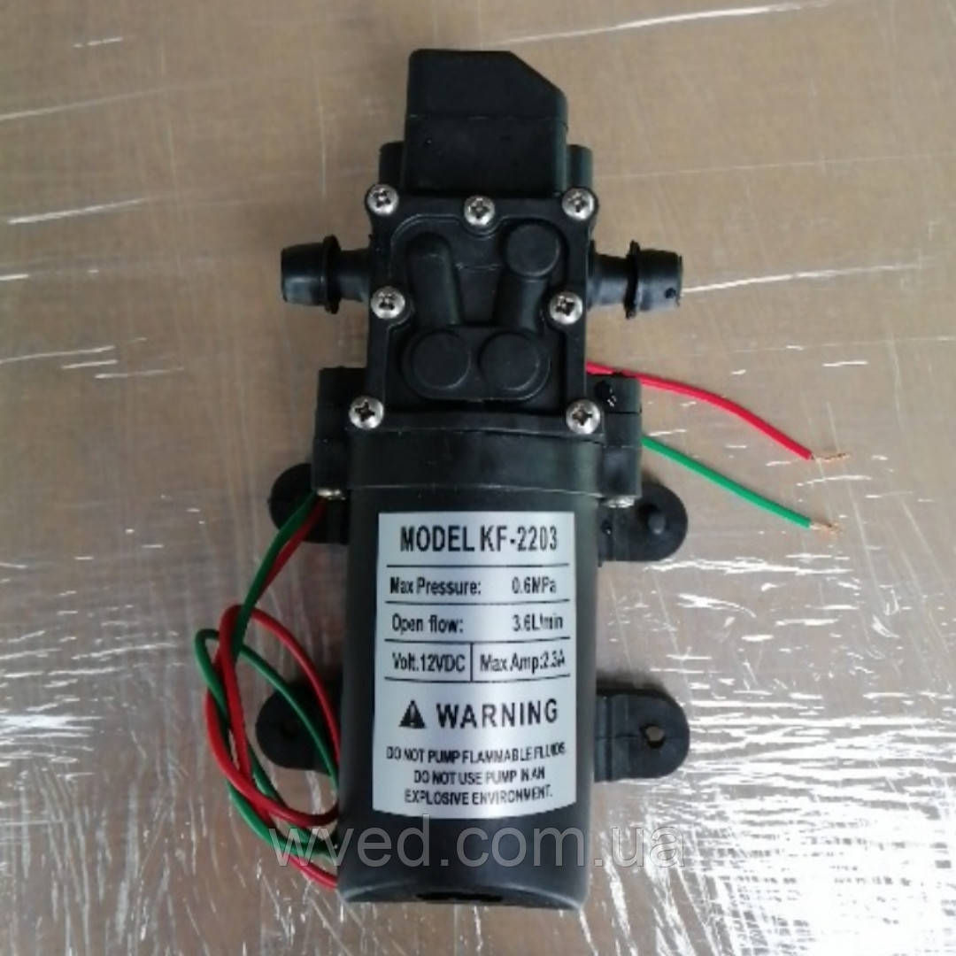 Насос12 з датчиком тиску для електро обприскувачів KF-2203