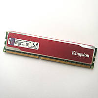 Игровая оперативная память Kingston HyperX red DDR3 4Gb 1600MHz PC3 12800U CL9 1R8 (KHX16C9B1R/4) Б/У