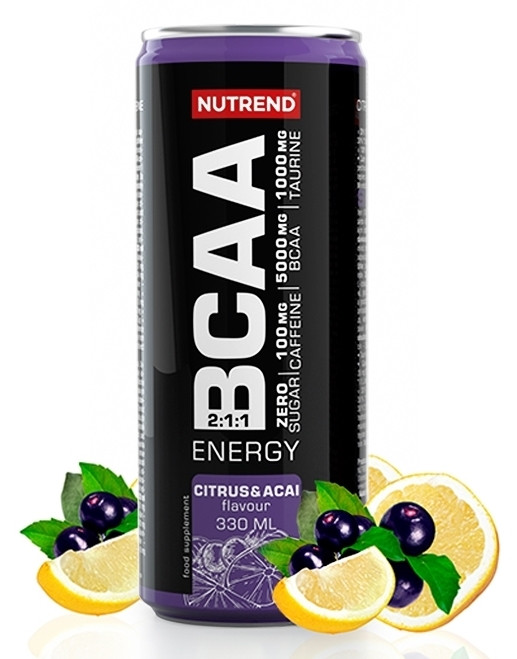 Nutrend Bcaa Energy Drink 2:1:1 330 ml - фото 4 - id-p28734884