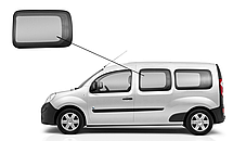 Бічне скло довга база Renault Kangoo 2008-2019 переднє ліве