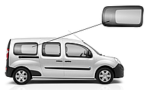 Бічне скло довга база Renault Kangoo 2008-2019 заднє праве