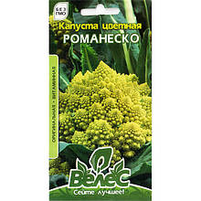 Насіння капусти цвітної, середньоранньої "Романеско" (0,3 г) від ТМ "Велес"