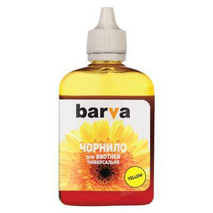 Чорнило для Brother (Yellow / Жовті), універсальні, водорозчинні (90 ml) Barva