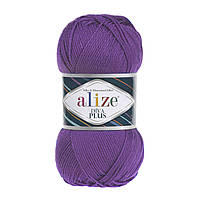 Alize DIVA PLUS (Дива Плюс) № 475 фиолетовый (Пряжа, нитки для вязания)