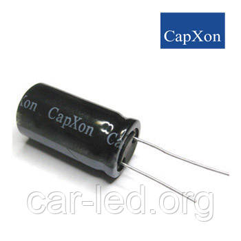 100mkf - 400v KM 18*35 Capxon, 105°C конденсатор електролітичний