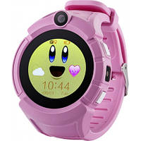 Детские умные GPS часы Smart Baby Watch Q360 с камерой и фонариком Pink