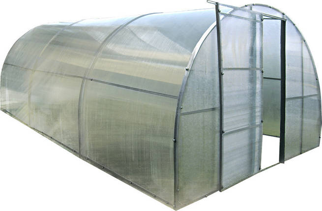 Каркасна теплиця 6 м під полікарбонат, Greenhouse, фото 2