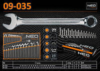 Набор комбинированных ключей 6-32мм, 26шт., NEO 09-035