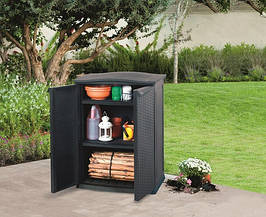 Ящик для зберігання KETER RATTAN STYLE - BASE SHED Compact Garden 230 л