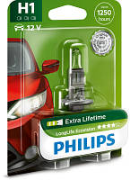 Лампа галогенна Н1 Philips PS 12258 LLECO B1 (Long Life EcoVision) 12 V 55 W