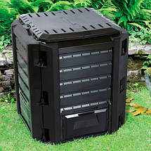 Компостер садовий PROSPERPLAST MODULE COMPOGREEN 380 л, зелений, фото 4