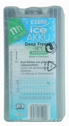 Акумулятор холоду Ice Akku 2x430ml DeepFreeze УЦІНКА, фото 1