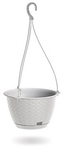 Горщик для рослин RATOLLA ROUND W - білий, 3,4 л УЦІНКА