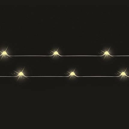 Гірлянда 2,2 м., "Струна" "Luca Lighting", колір теплий білий, фото 2
