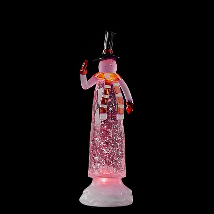 Фігурка декоративна "Сніговик", 12*9*27 см., "Luca Lighting", мультикольоровий, фото 1