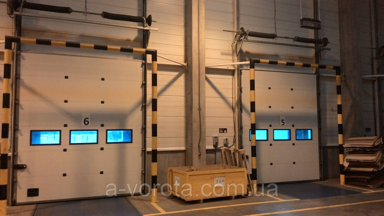 Промышленные секционные ворота alutech protrend 4000х3080 мм. - фото 5 - id-p896175610