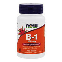 B-1 100 mg NOW Foods 100 Tabs