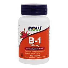 B-1 100 mg NOW Foods 100 Tabs