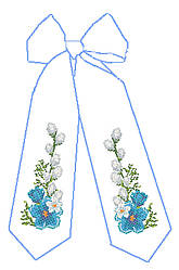 Б-021. Схема для вишивки бісером Великодній бант.