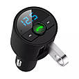 Bluetooth FM модулятор + Гучний зв'язок + Вольтметр + Зарядний 2XUSB, фото 3