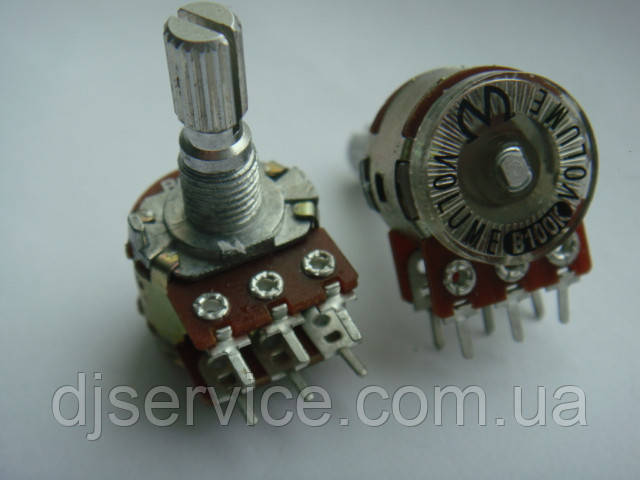 Потенціометр ALPS WH148 b100k 20mm для пультів