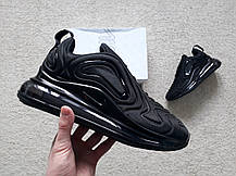 Чоловічі кросівки Nike Air Max 720 All Black / чорні, фото 6