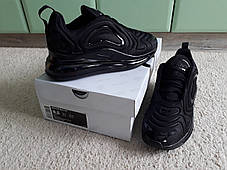Чоловічі кросівки Nike Air Max 720 All Black / чорні, фото 3