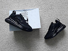 Чоловічі кросівки Nike Air Max 720 All Black / чорні, фото 4