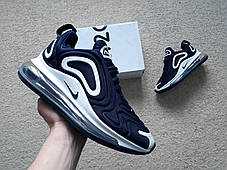 Чоловічі кросівки Nike Air Max 720 Blue/White сині білі, фото 4