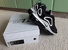 Чоловічі кросівки Nike Air Max 720 Black/White чорні білі, фото 5