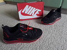 Чоловічі кросівки Nike Air Max 720 Black/Red, фото 3