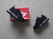 Чоловічі кросівки Nike Air Max 720 All Black чорні, фото 5
