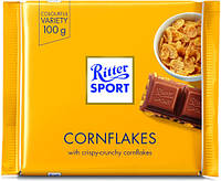 Молочный шоколад Ritter Sport Kornflakes , 100 гр