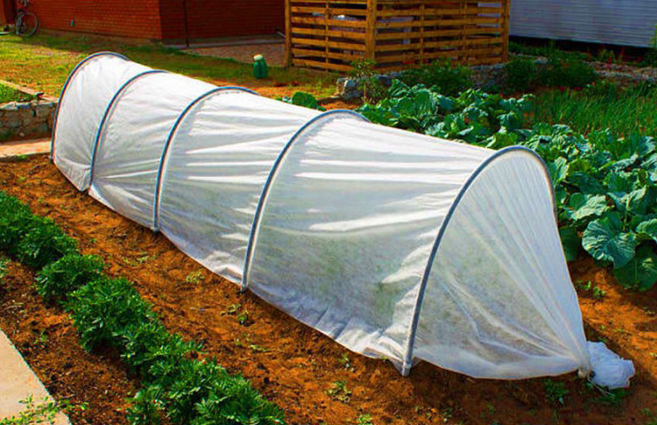 Купить Парник мини-теплица из агроволокна 6 м (плотность 50 гр м/кв ...