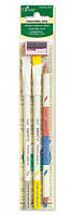 Набор карандашей для ткани и точилка,3 шт,Clover, Япония