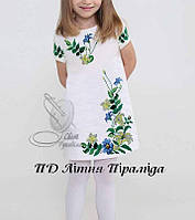 ПД Літня піраміда Світ Рукоділля Заготовка для вишивки Сукня Плаття для дівчинки