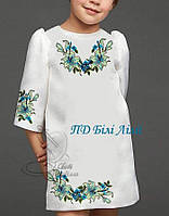 ПД Білі лілії Світ Рукоділля Заготовка для вишивки Сукня Плаття для дівчинки