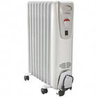 Масляний електричний радіатор 11 ребер з вентилятором модель 1124В