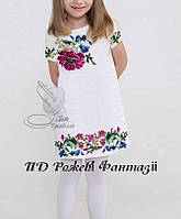 ПД Рожеві фантазії Світ Рукоділля Заготовка для вишивки Сукня Плаття для дівчинки