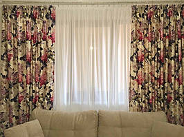 Шторы Прованс в американском стиле для гостиной