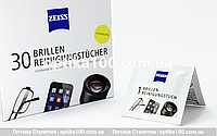 Вологі серветки ZEISS 30 шт. для окулярів і оптики