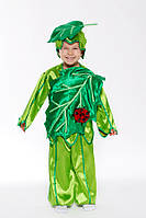 Детский костюм Зеленый листочек для мальчика, рост 110-116 см